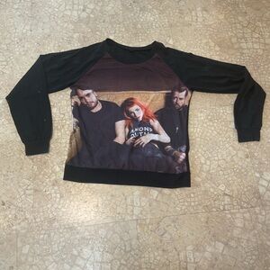 Black Long Sleeve Shirt Paramore band. Size L.